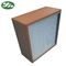 Volume di aria pieghettato profondo del ³ /h del separatore 1500m della carta da filtro di Hepa della pagina di legno per stanza pulita