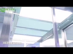 Classe Sala pulita modulare 0,35 ~ 0,65m / s pannello sandwich con doccia ad aria