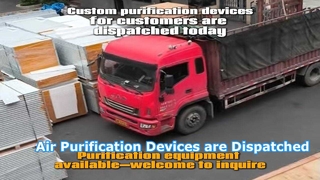 Vengono spediti dispositivi di purificazione dell'aria