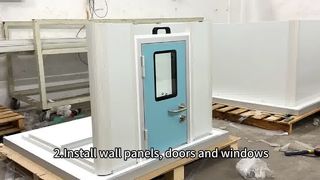 Processo di installazione del modello per camera bianca Ⅰ