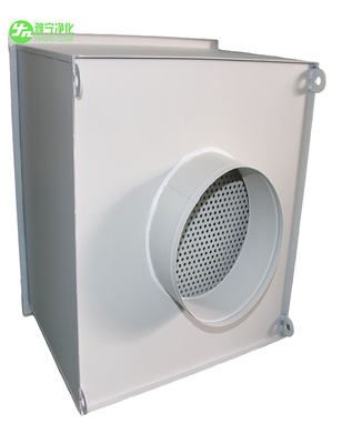 Purificazione SUS304 dell'aria del contenitore di filtrante di Hepa della stanza pulita di HVAC H14 con il collare
