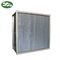 La dimensione ad alta temperatura di filtro dell'aria di HEPA ha personalizzato il foglio di alluminio separa per il forno pulito