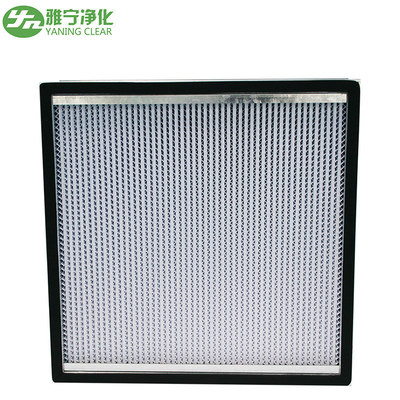 Figura di alluminio H13 H14 U15 U16 U17 Filtro Hepa a piegatura profonda