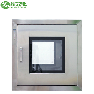 YANING ISO Pass Box per camera bianca Pass Box statico in acciaio inossidabile con porta incorporata