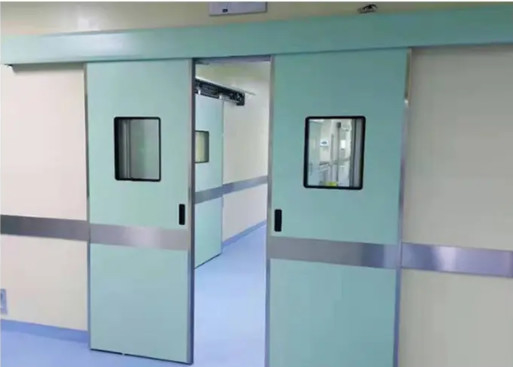 Porta scorrevole automatica a foglia singola e ermetico per camera pulita e ospedale