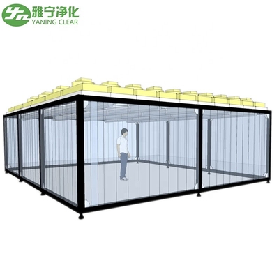 Sala pulita sterile Booth Oem Classe 100 Modulare Iso 5 Iso 7 modulare stanza pulita