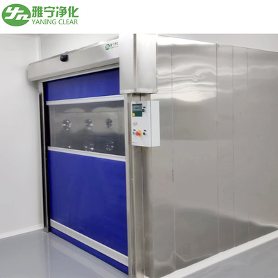 Acciaio inossidabile automatico di velocità dell'aria SUS304 della cascata di particelle 27m/S del locale senza polvere di induzione