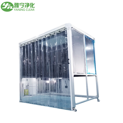 Cabina di pesatura farmaceutica di PMMA Hardwall con la porta antistatica della tenda