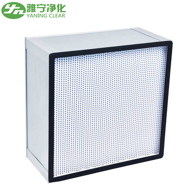 Filtro dell'aria di plastica di alta efficienza di media della fibra di vetro di Mini Deep Pleated Hepa Filter della struttura