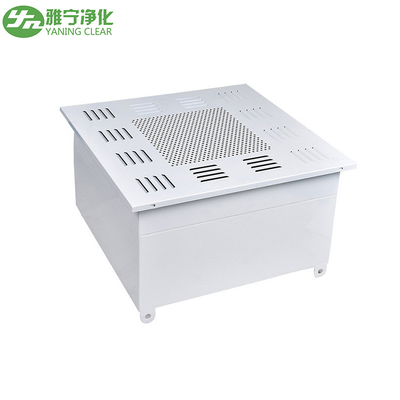 BFU spolverizzano il contenitore di terminale d'acciaio ricoprente del filtrante di Hepa con l'unità filtraggio del ventilatore/del fan
