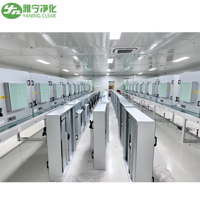 Locale senza polvere ISO14644 di filtrazione di decontaminazione della polvere di HVAC di YANING il buon HA ALIMENTATO a 209E l'unità di filtraggio standard del fan del soffitto FFU