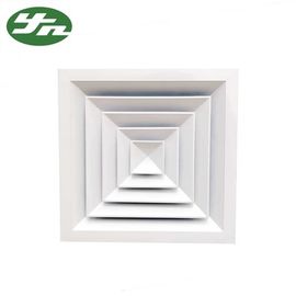 Ventilazione su ordinazione della stanza pulita, giro della lega di alluminio/diffusore quadrato dell'aria del soffitto