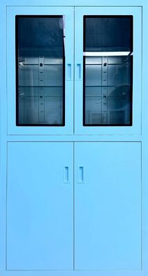 Armadietto Medico in Acciaio Inossidabile SUS304 con Ripiano Separatore Regolabile e Standard di Intercapedine Conforme all'Industria per Sala Operatoria