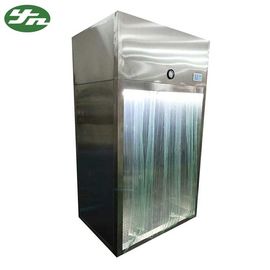 Acciaio inossidabile 304 sistema di flusso d'aria in camera pulita campionamento Booth 0,8kw con ruote