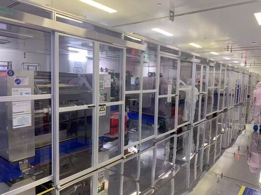 Cabina di pulizia modulare a installazione rapida con velocità dell'aria regolabile 0,3-0,5 m/s e filtro HEPA H14 per assemblaggio senza attrezzi