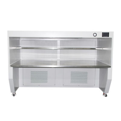 banco pulito del cappuccio 100 laminari orizzontali del flusso d'aria di 155w SUS304