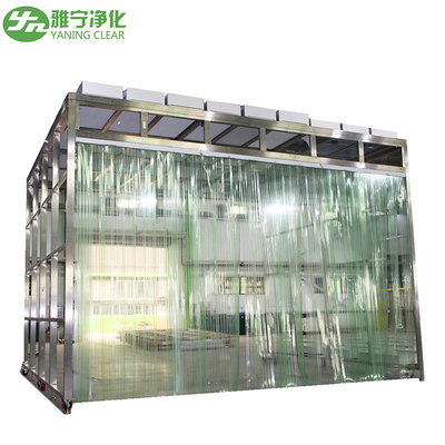 Modulo di stanze di pulizia senza polvere standard FFU Soft Wall Clean Room Assembly